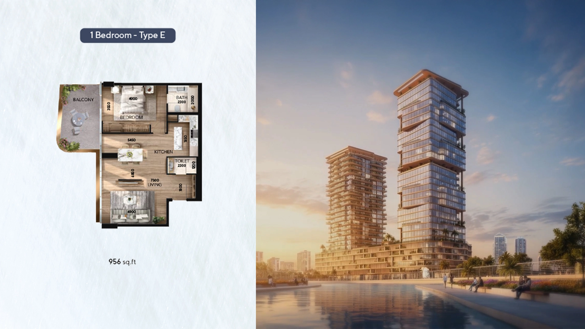 1 BR - Type B